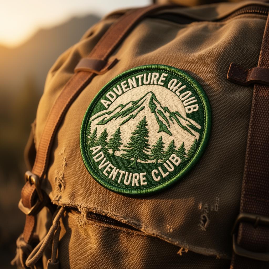 Outdoor club — precision-stitched custom patch by Stitchwork Studio